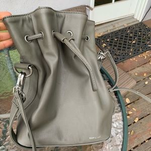 Vegan Leather Bucket Bag